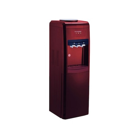 Despachador de agua con gabinete HMK rojo obscuro