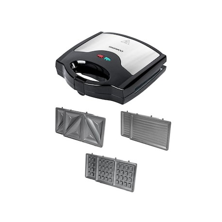 Sandwichera 3 en 1 Daewoo DSM-9780 2 porciones