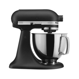 Batidora de pedestal KitchenAid 10 velocidades Artisan KSM150PSBK