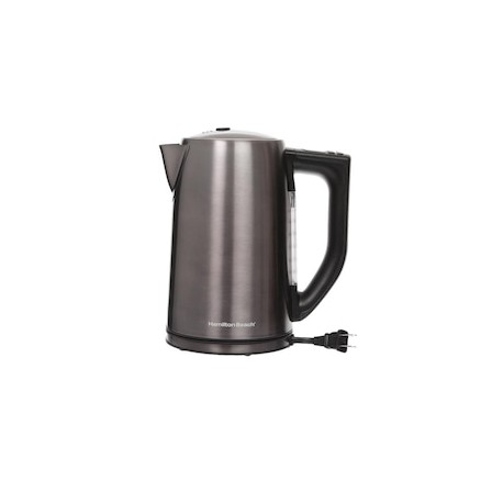 Tetera eléctrica Hamilton de acero vitrificado